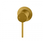 Lucid Brushed Gold Wall Mixer